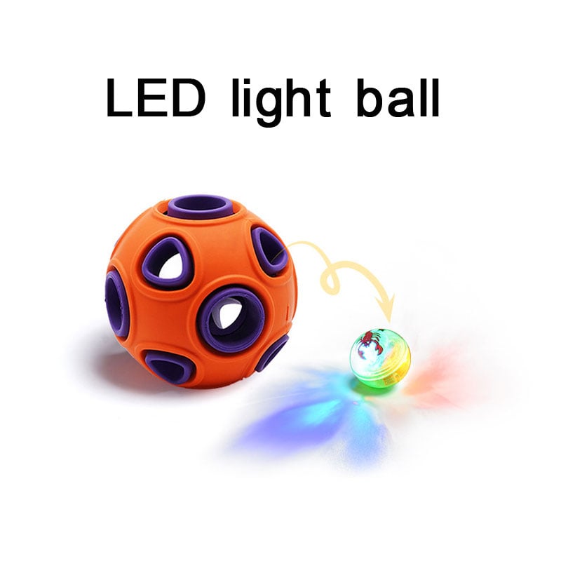 Interactive LED Sound Chewing Ball Dog Toy