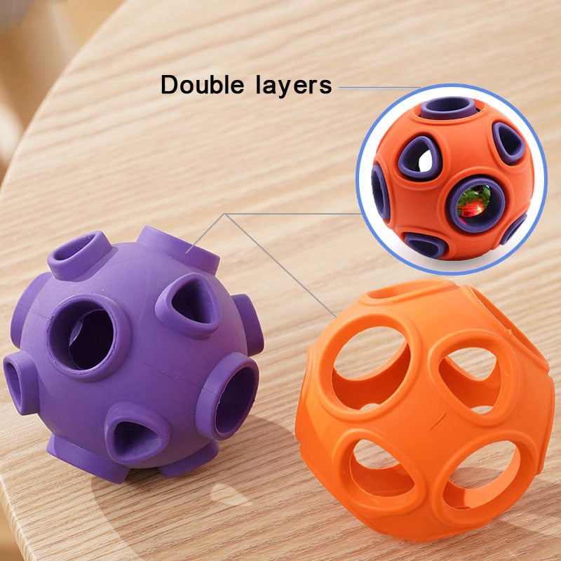 Interactive LED Sound Chewing Ball Dog Toy