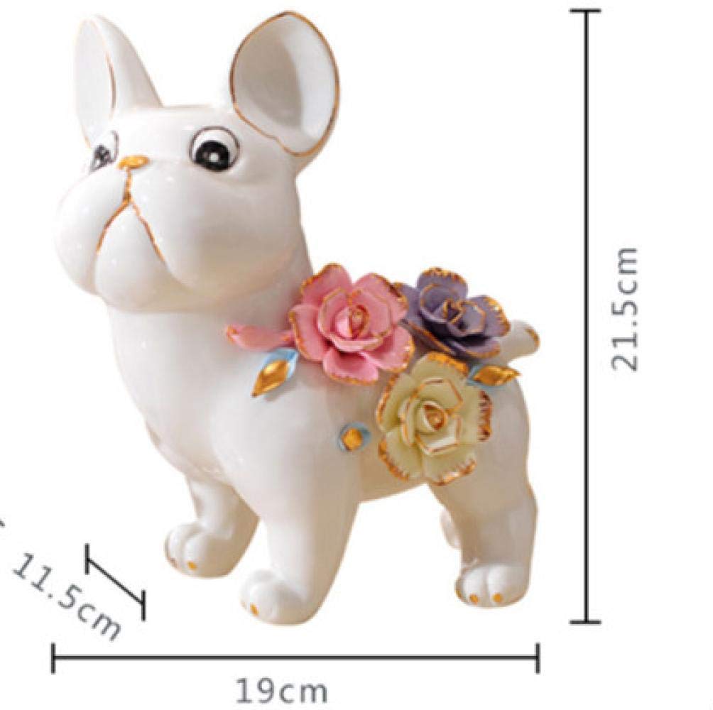 Home Decor for Living Room Dog Figurine