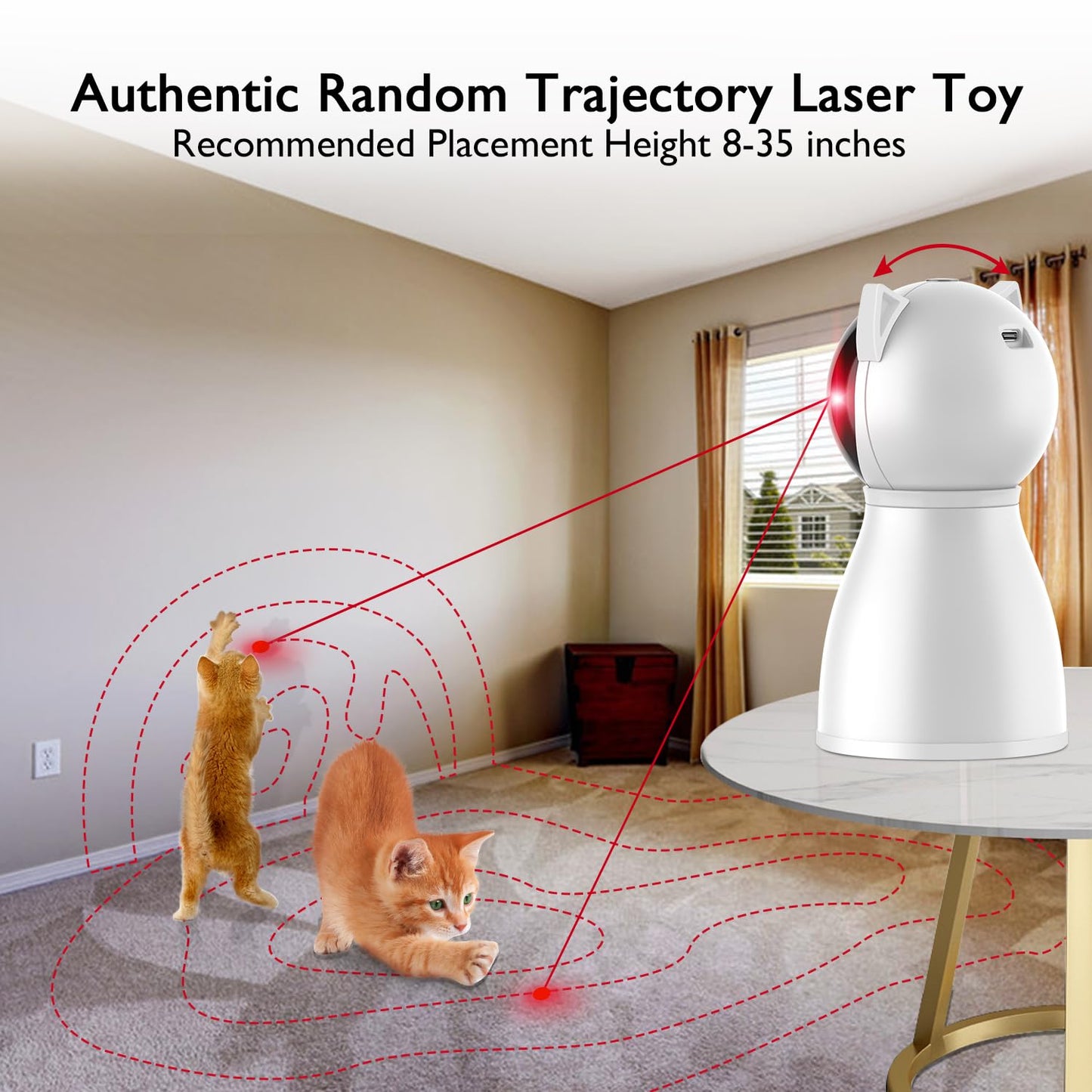 Motion Activated Cat Laser Toy