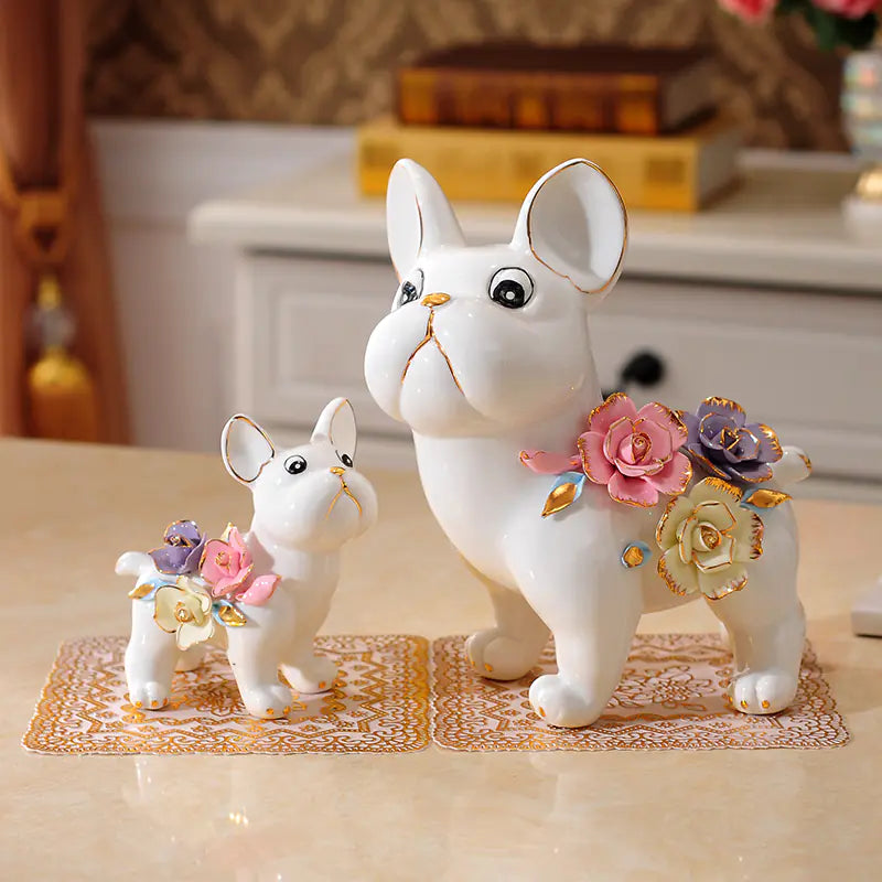 Modern Dog Figurine Home Decor