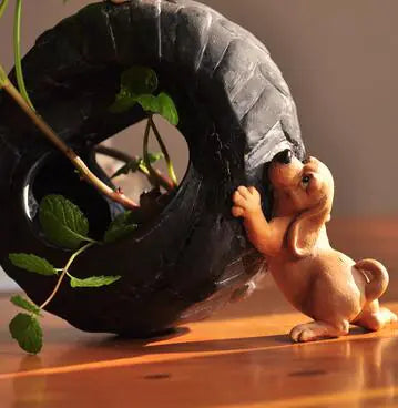 Realistic Dog Figurine