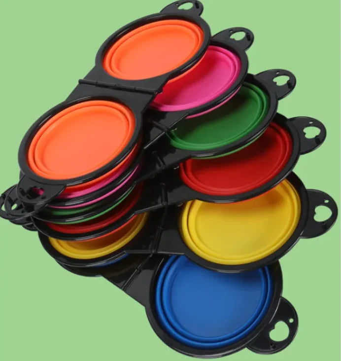 Portable Collapsible Dog Bowls