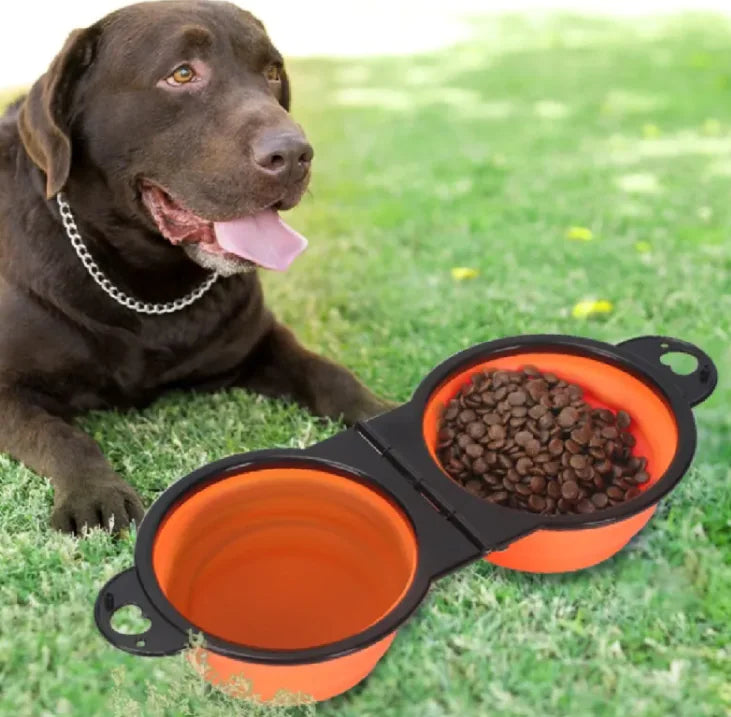 Portable Collapsible Dog Bowls
