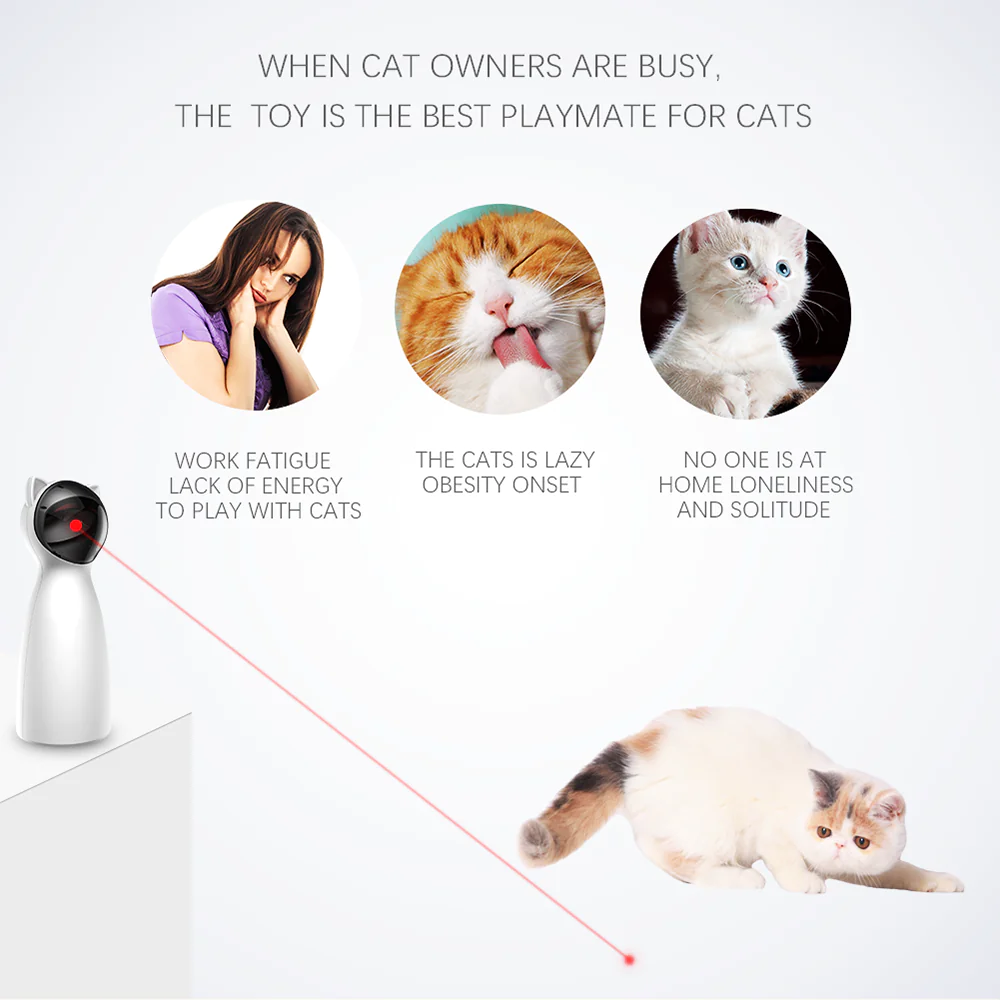 Motion Activated Cat Laser Toy