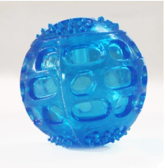 Pet Squeak Chew Bouncy Rubber Toy Ball
