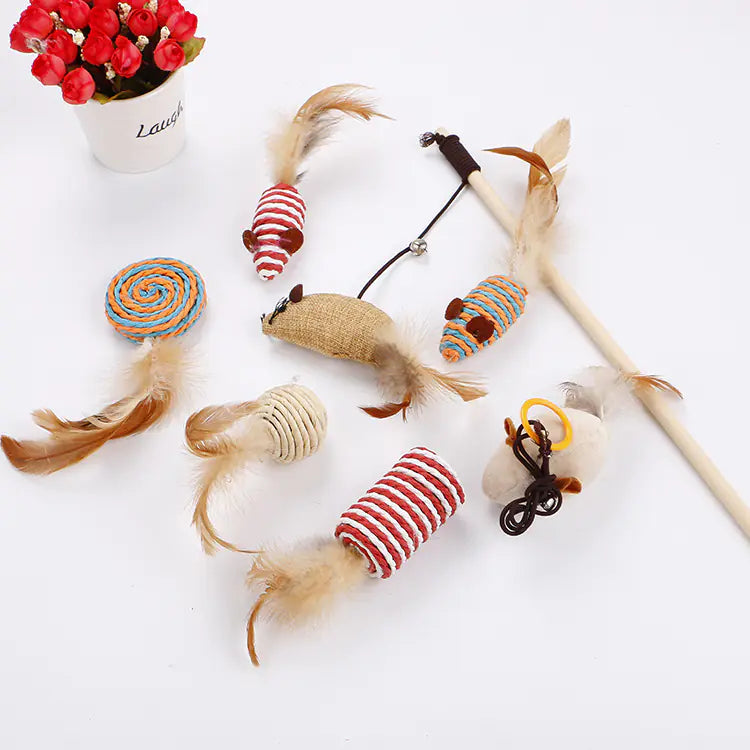 Cat Interactive Toy Set