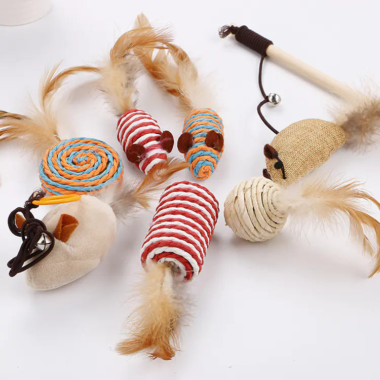Cat Interactive Toy Set