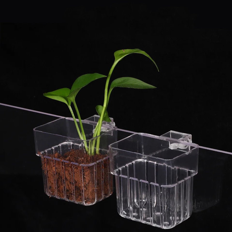 4PCs Hanging Aquatic Plant Pot Holder