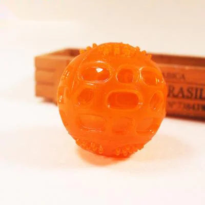 Pet Squeak Chew Bouncy Rubber Toy Ball