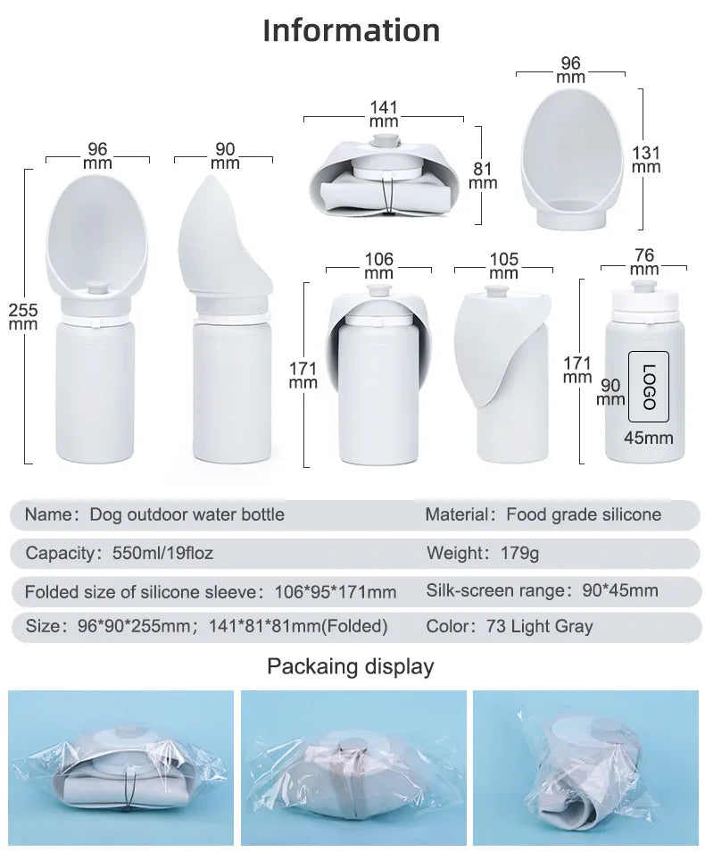 Portable Dog Water Bottle