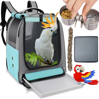 Bird Backpack Carrier Travel cage