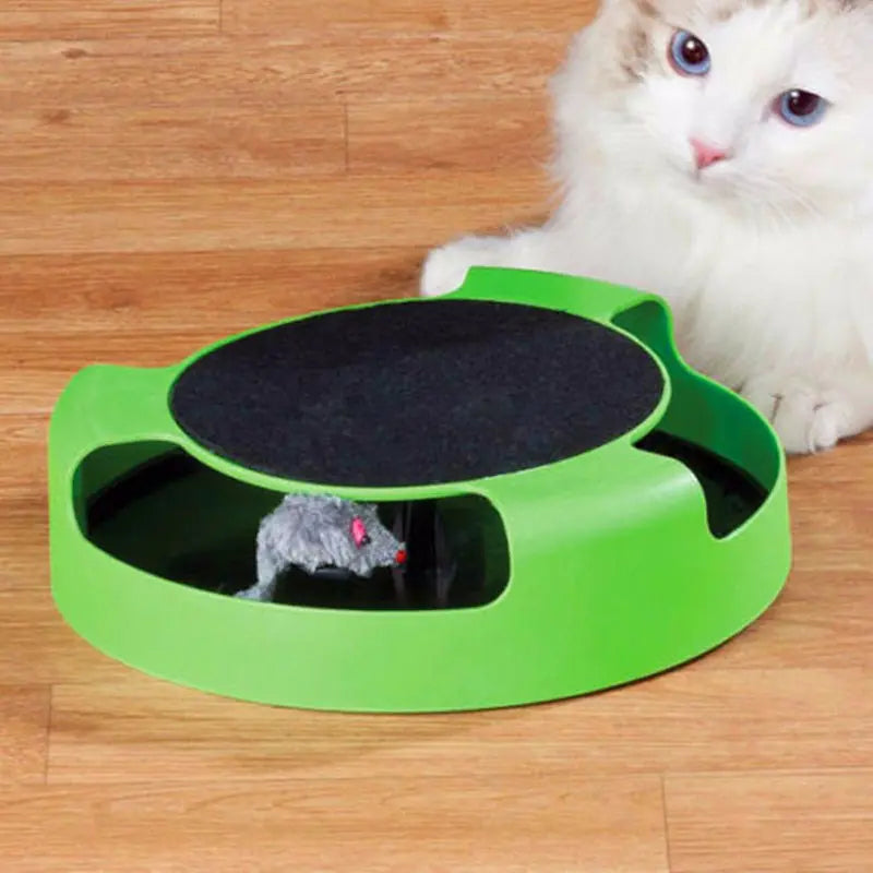 Cat Scratching Post and Mouse Toy