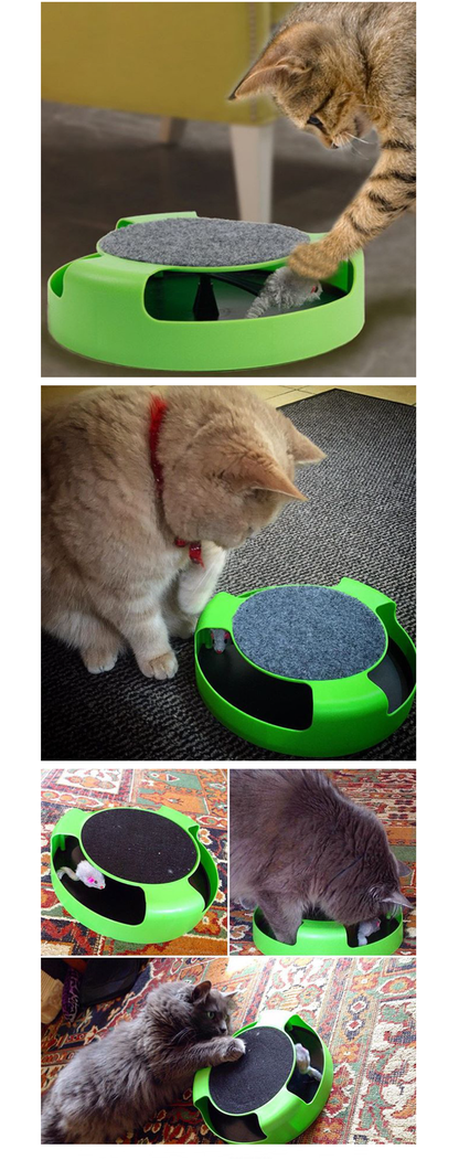 Cat Scratching Post and Mouse Toy
