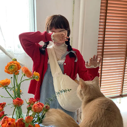 Summer Pet Cat Carrier Bag