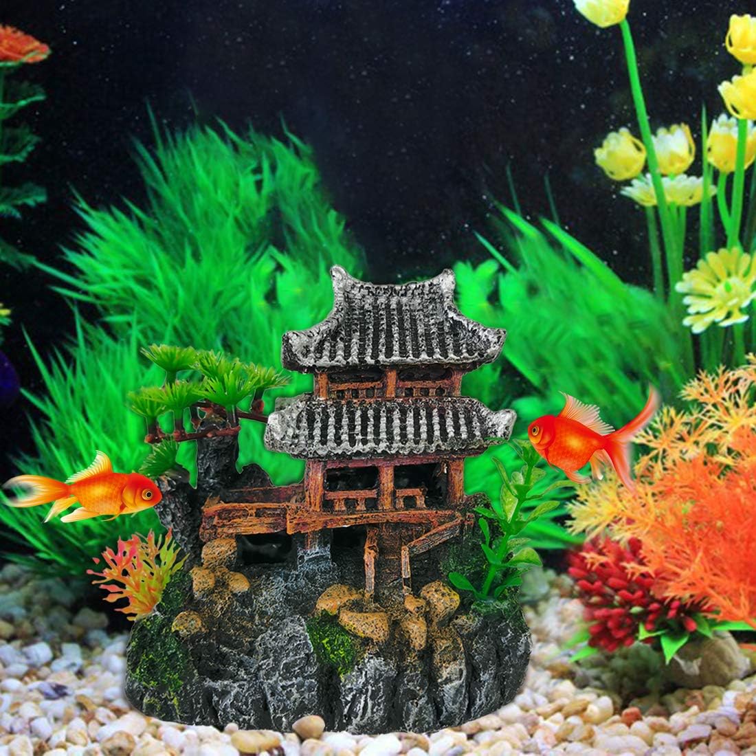 Aquarium Classical Resin Castle