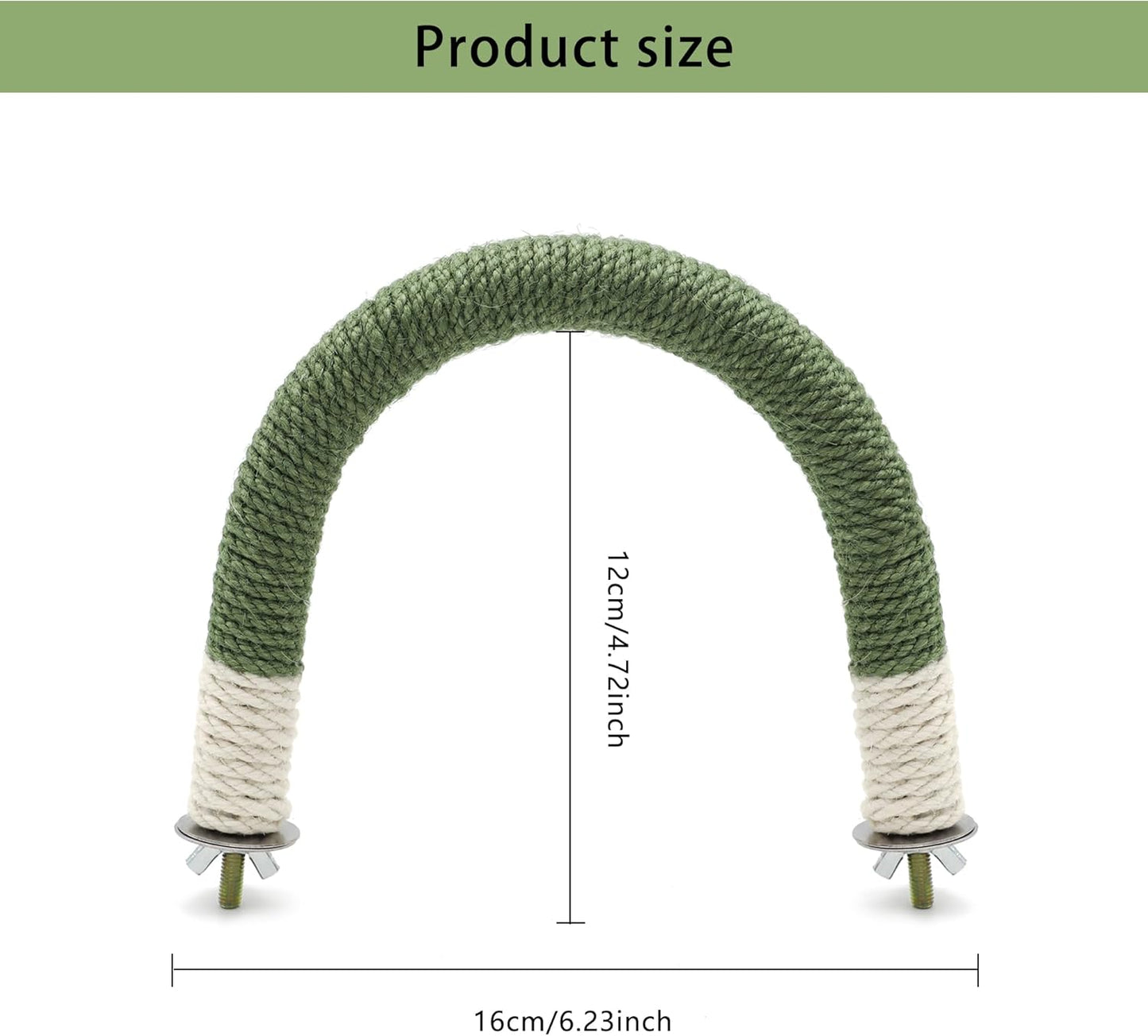 U-Shaped Wood Parrot Perch