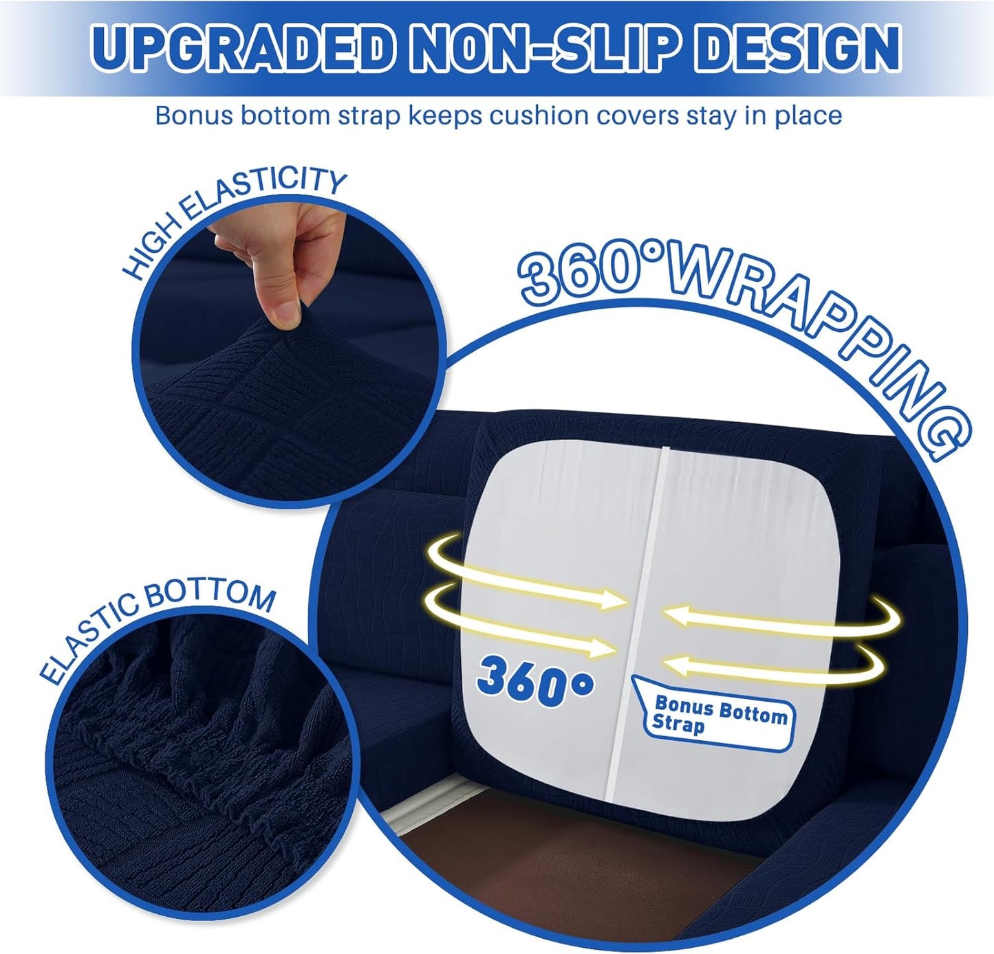Waterproof Stretch Sofa Cushion Covers