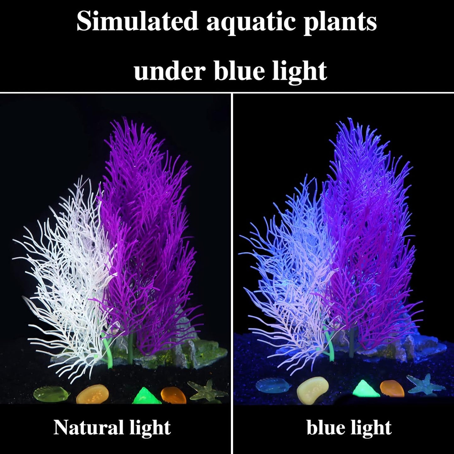 Fish Tank Glow Plants Aquarium Ornament
