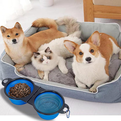 Portable Collapsible Dog Bowls