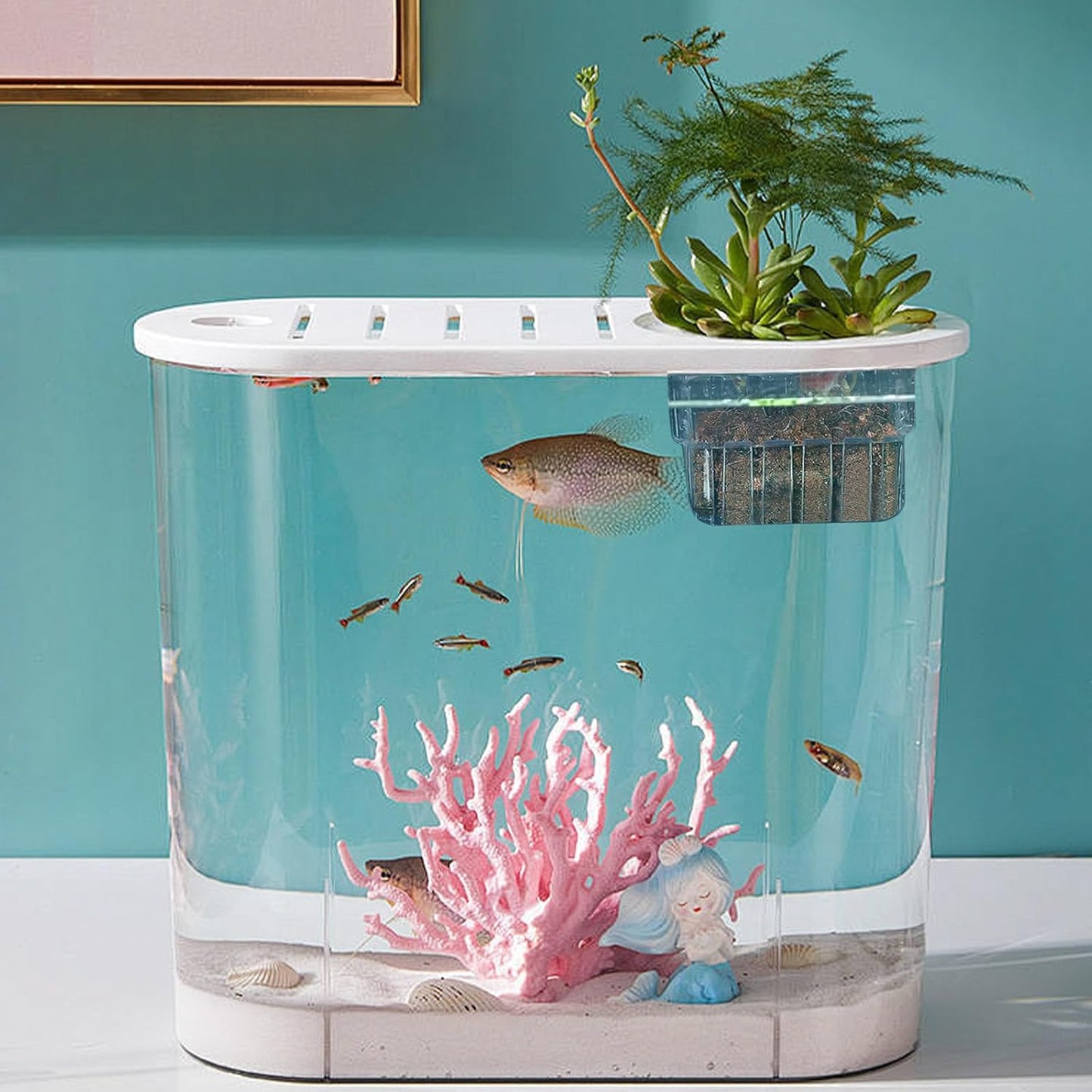 Adjustable Fish Tank Plant Pot Holer