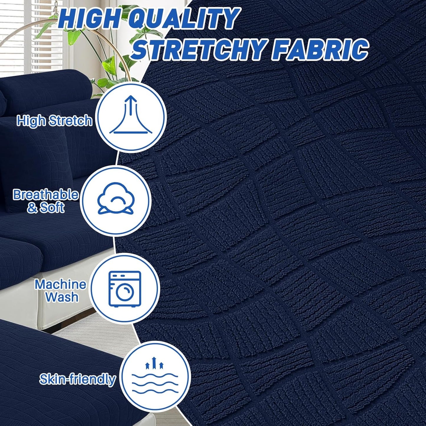 Waterproof Stretch Sofa Cushion Covers