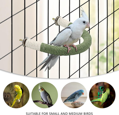 U-Shaped Wood Parrot Perch