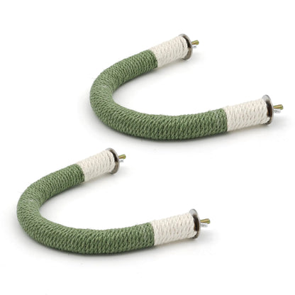 U-Shaped Wood Parrot Perch