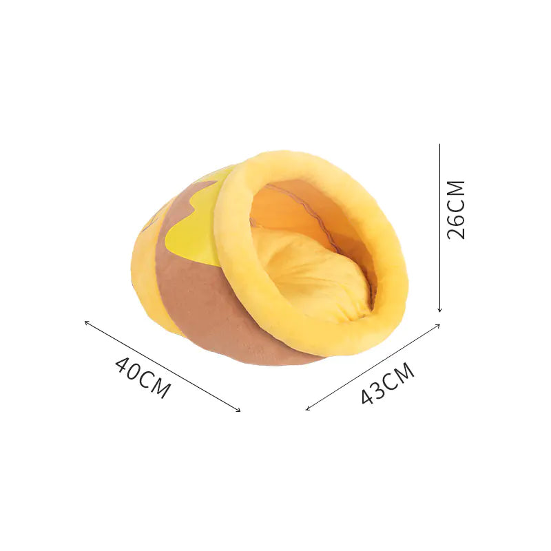Semi Enclosed Anti Slip Bottom Cats Cave
