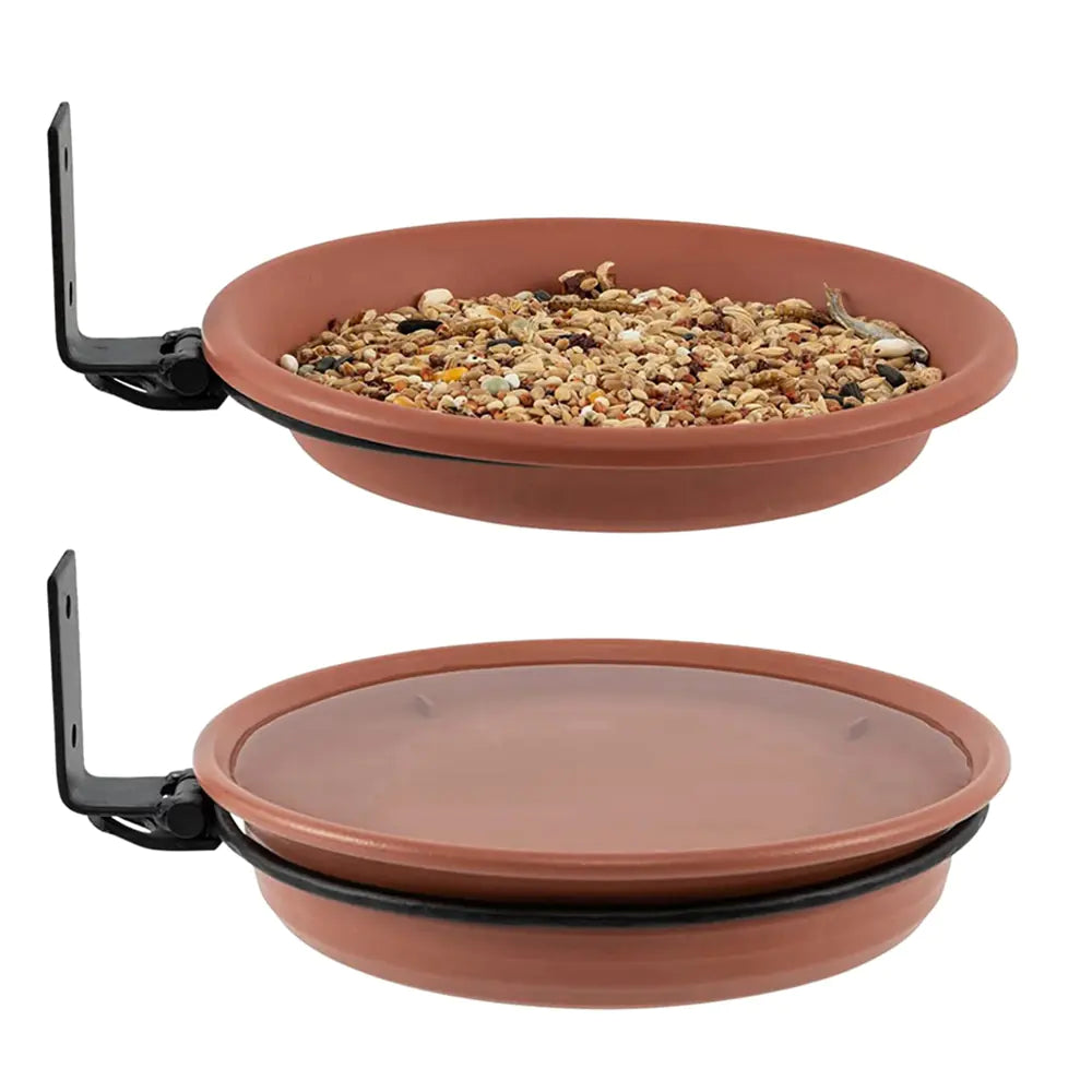 Wall-Mounted Bird Feeder Trays