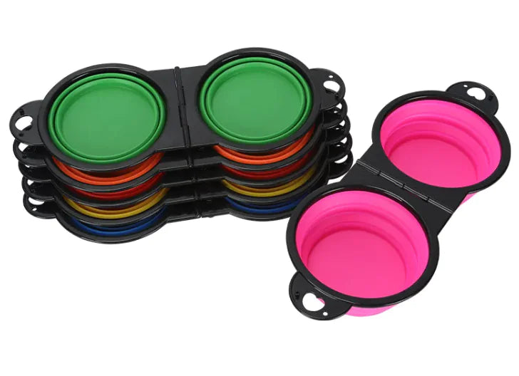 Portable Collapsible Dog Bowls