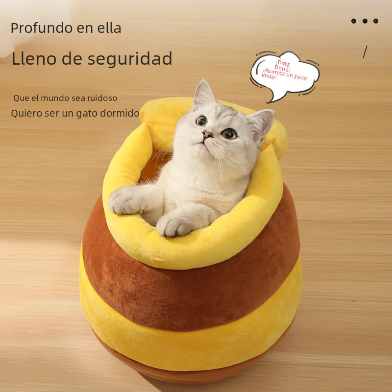 Semi Enclosed Anti Slip Bottom Cats Cave