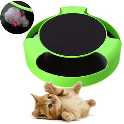 Cat Scratching Post and Mouse Toy