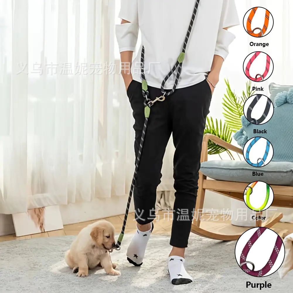 Reflective Nylon Dog Leash