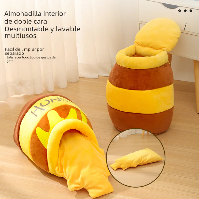 Semi Enclosed Anti Slip Bottom Cats Cave