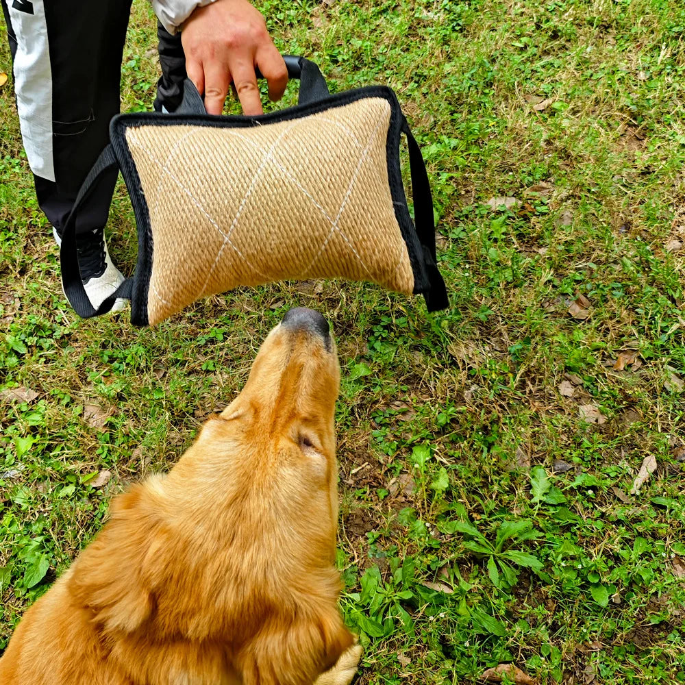 Interactive Hemp Bite Pillow for Dog Training