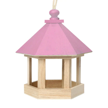 Wooden Bird Feeder & Water Dispenser