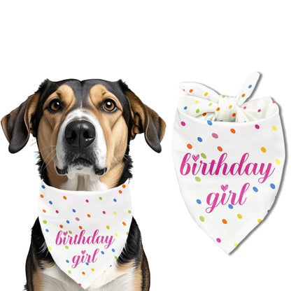 Dog Birthday Gift Pet Bibs Scarf