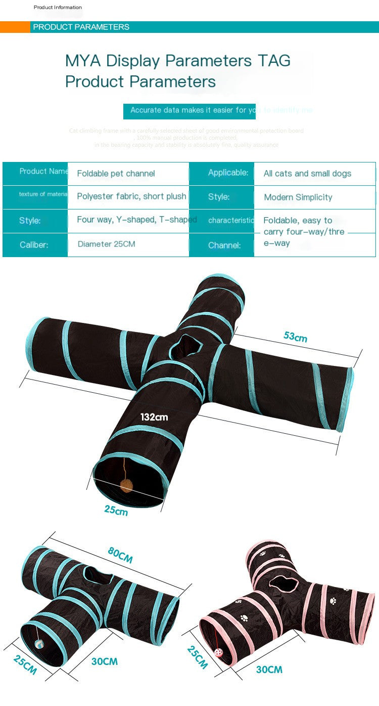 Pets Training & Play Tunnel Toy
