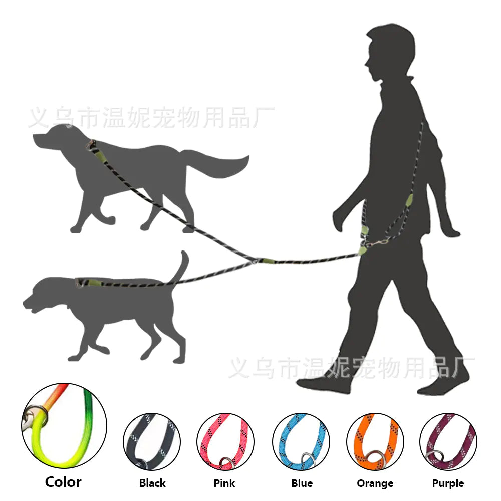 Reflective Nylon Dog Leash