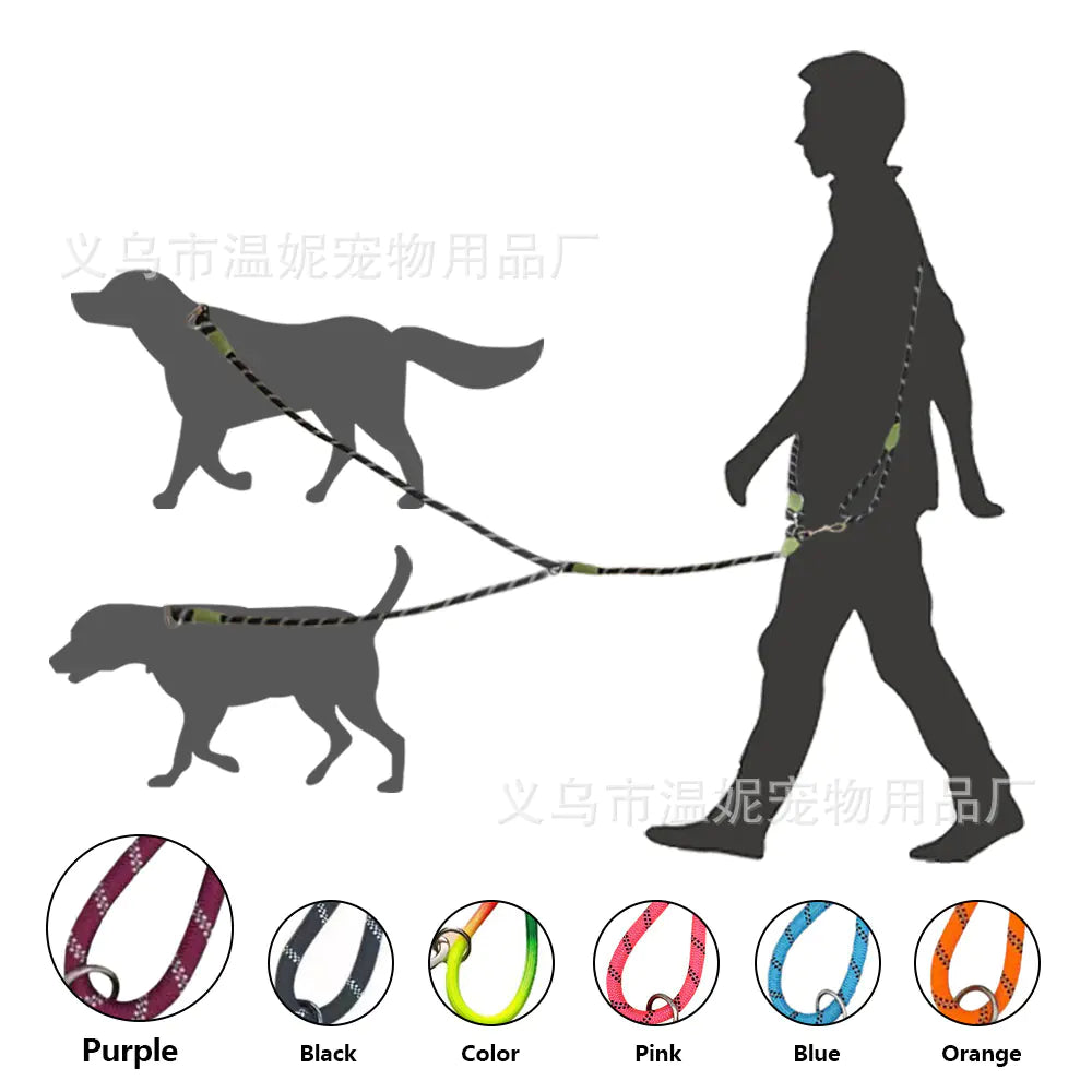 Reflective Nylon Dog Leash