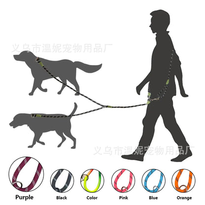 Reflective Nylon Dog Leash