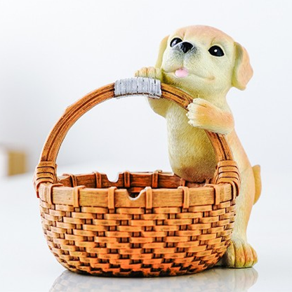 Dog Home Decor Figurine & Key Storage Box