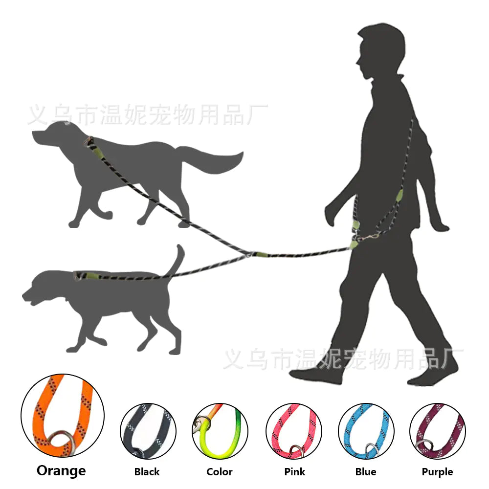 Reflective Nylon Dog Leash
