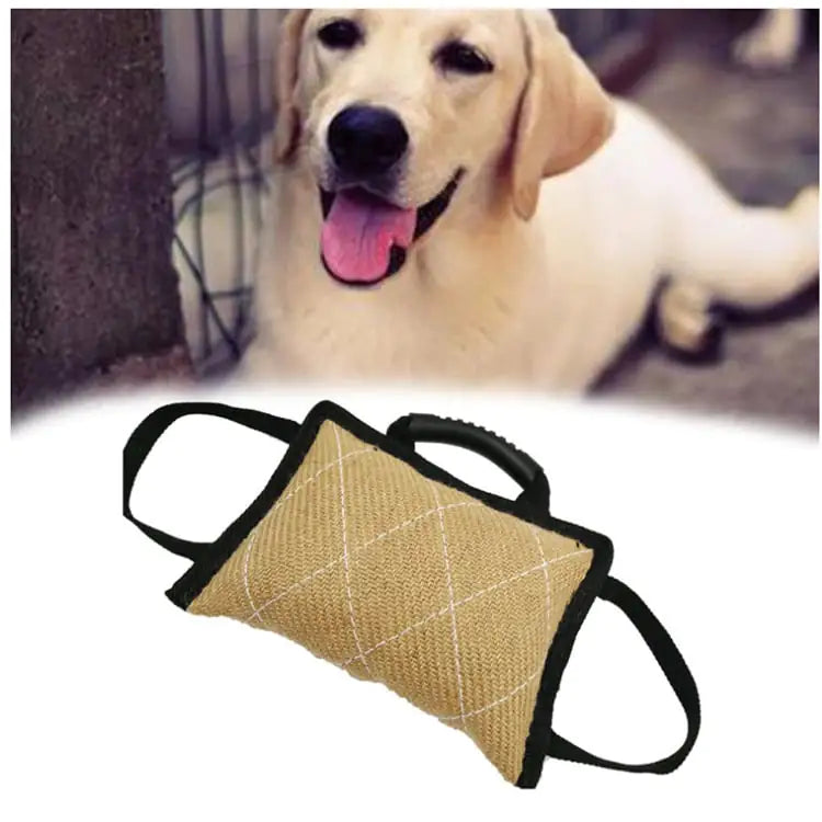 Interactive Hemp Bite Pillow for Dog Training