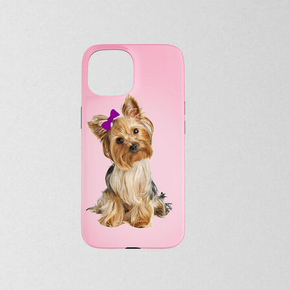 iPhone 15 Pink Dog Lover Gift Case