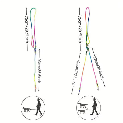 Reflective Nylon Dog Leash