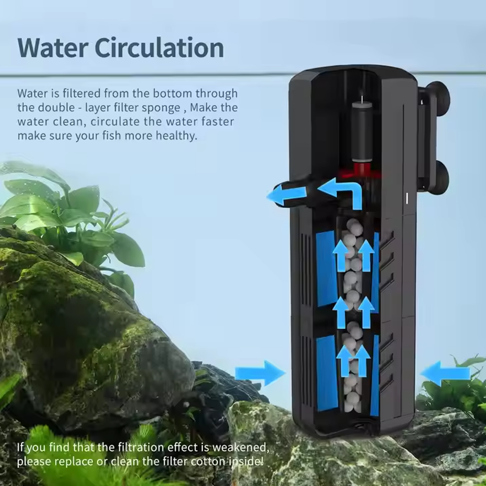 Internal Fish Tank Filter Pump