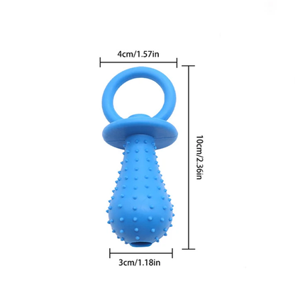 Bell-Shaped Rubber Pacifier Pet Chew Toys