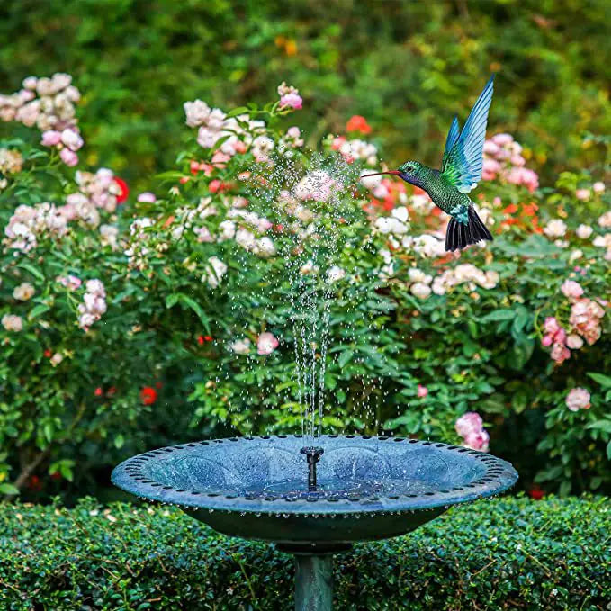 Miniature Solar  Bird Feeder Fountain Pump